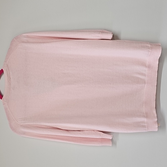 Burberry Cardigan, Pink, Silk Cotton Cashmere, Size XL - Picture 4 of 11